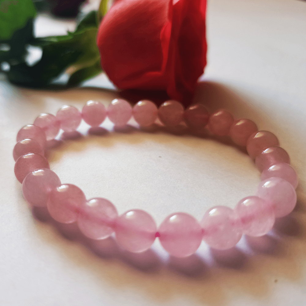 Rose Quartz Crystal bracelets